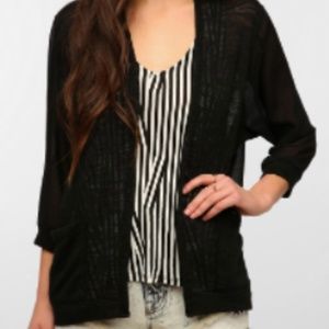 Silence & Noise Sheer Cardigan